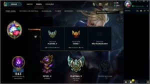 CONTA PLATINA BARATA - League of Legends LOL
