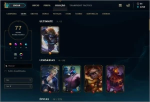CONTA SEASON 3, DIAMANTE IV - League of Legends LOL