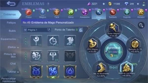 Conta braba Mobile legends
