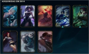 R$1.000 EM SKINS - ÍCONES DESDE A SEASON 2 / DIAMANTE - League of Legends LOL