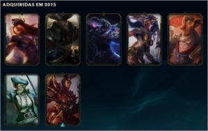 R$1.000 EM SKINS - ÍCONES DESDE A SEASON 2 / DIAMANTE - League of Legends LOL