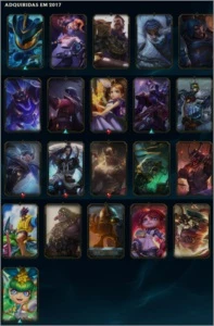 R$1.000 EM SKINS - ÍCONES DESDE A SEASON 2 / DIAMANTE - League of Legends LOL