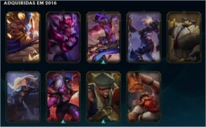R$1.000 EM SKINS - ÍCONES DESDE A SEASON 2 / DIAMANTE - League of Legends LOL