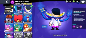 Conta brawl stars bem gemada passe da temporada atual ativo