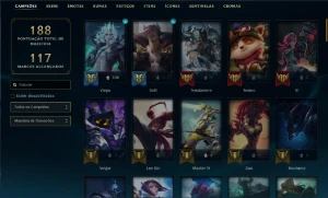 Conta de lol, full acesso com 59 skins - League of Legends