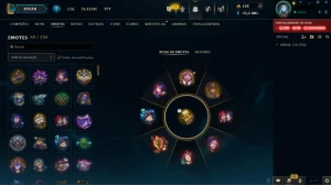 Conta ouro afundada 274 skins, bastante emotion - League of Legends LOL