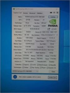 Placa de vídeo GTX 1060 6GB - Produtos Físicos