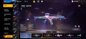 Conta super rara e com ump roxa para apostado - Free Fire