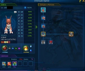 Conta Mid game LADMO Server Lucemon (em breve será Alphamon) - Digimon Masters Online