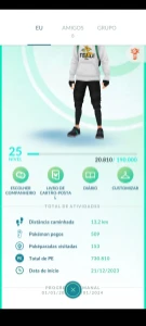 Conta Pokémon Go Level 25 - Pokemon GO