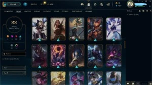 Conta lol lvl 170 prata 3 88 skins ultimate etc - League of Legends