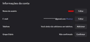 Vendo conta Discord (Bugada Diamante)