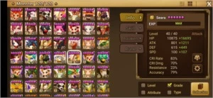 #298 Craka Seara Tiana Zaiross Verad - Summoners War