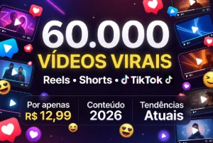 [ Mais Vendido ] Pack De 60K Videos Para Shorts 😍R$12,99 - Vídeos e Cortes Cortes Virais