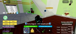 Conta De Blox Fruits Lvl.2550(Max)+Goodhuman+Cdk+Buddha Inge - Roblox