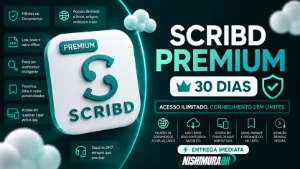 📚 Scribd + Everand 30 Dias | Envio Automatico⭐ - Assinaturas e Premium