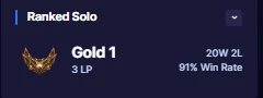 Conta Gold 1 91% Wr 21K Essencia Sem Email Verificado! - League of Legends LOL