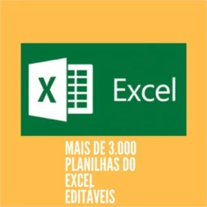 Pack 3.500 Planilhas Excel - Cursos e Treinamentos