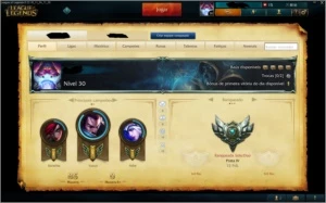 League of Legends - Prata 4 - 6 Skins - 21 Campeões LOL