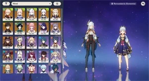 AR 58 - 10 Personagens 5⭐ + 8 armas 5⭐ - Genshin Impact