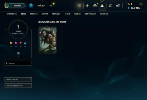 Ouro 3 com 21 Champs e 1 Skin ( SEM EMAIL CONFIRMADO ) - League of Legends LOL