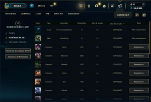 Ouro 3 com 21 Champs e 1 Skin ( SEM EMAIL CONFIRMADO ) - League of Legends LOL