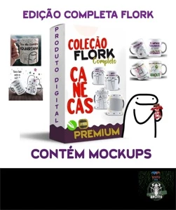 Super Pack Flork Imagens Para Canecas - Super Premium - Serviços Digitais