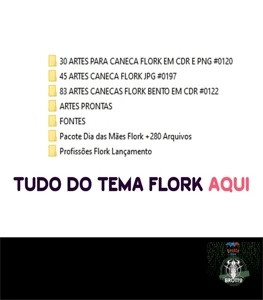 Super Pack Flork Imagens Para Canecas - Super Premium - Serviços Digitais