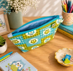 Necessaire Artesanal de Tecido - Artesanato e Personalizados