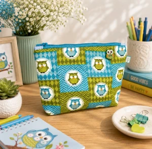 Necessaire Artesanal de Tecido - Artesanato e Personalizados