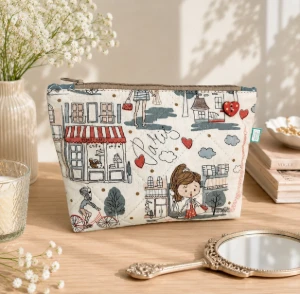 Necessaire Artesanal de Tecido - Artesanato e Personalizados