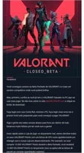 Conta do valorant closed beta (BR) - Outros