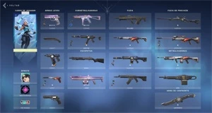 Conta RADIANTE - Passe Novo Completo + Skins - Valorant