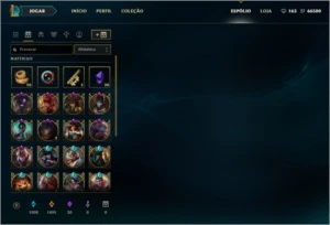 Conta lol com todas as skins da loja e as legado - League of Legends