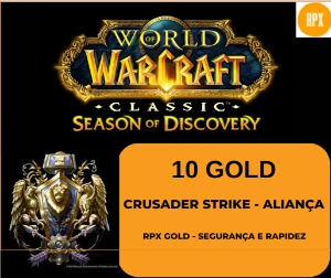 Wow Gold Season Of Discovery 10G - Crusader Strike Aliança - Blizzard