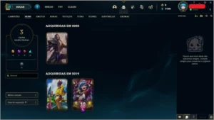 CONTA LEAGUE OF LEGENDS OURO IV LOL