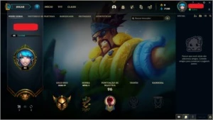 CONTA LEAGUE OF LEGENDS OURO IV LOL