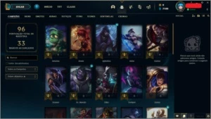 CONTA LEAGUE OF LEGENDS OURO IV LOL