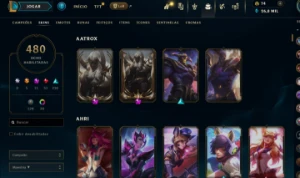 Conta LOL Único Dono Desde 2016, 480 Skins, Level 435 - League of Legends