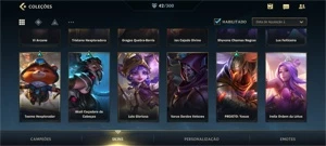 WILD RIFT 42 SKINS; TODOS CAMPEÕES COMPRADOS; PASSE ATIVO; - League of Legends: Wild Rift LOL WR