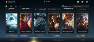 WILD RIFT 42 SKINS; TODOS CAMPEÕES COMPRADOS; PASSE ATIVO; - League of Legends: Wild Rift LOL WR