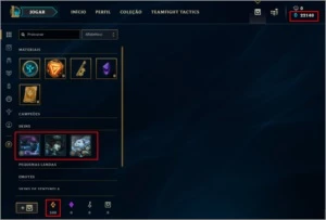 Conta UNRAKED | NVL 30 | 12 CAMPEÕES | 22140 ESSÊNCIAS AZUIS - League of Legends LOL