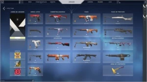 VALORANT COM AS MELHORES SKINS E FACA + LOL COM SKINS OURO 2