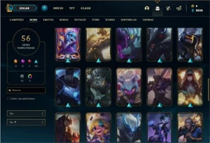 Conta Prata 4 com 64 Champs e 56 Skins + 2 Fragmentos - League of Legends LOL