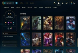Conta Prata 4 com 64 Champs e 56 Skins + 2 Fragmentos - League of Legends LOL
