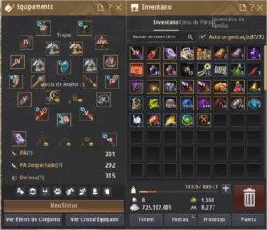 Striker/Mago 301 de ap com cupom de troca de arma - Black Desert