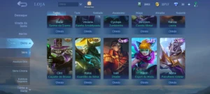 Conta boa mobile legends