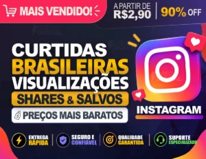 [Menor Preço] Instagram Curtidas - Curtidas Brasileiras