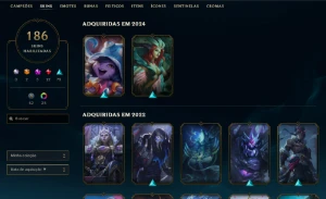 Acc Lol De 2017 100% Segura | Full Acesso | 186 Skins - League of Legends