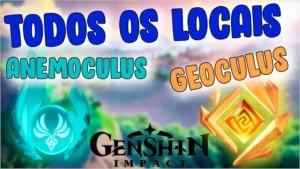 PEGO TODOS OS GEOCULOS E ANEMOCULOS + LIBERO TODO O MAPA - Genshin Impact
